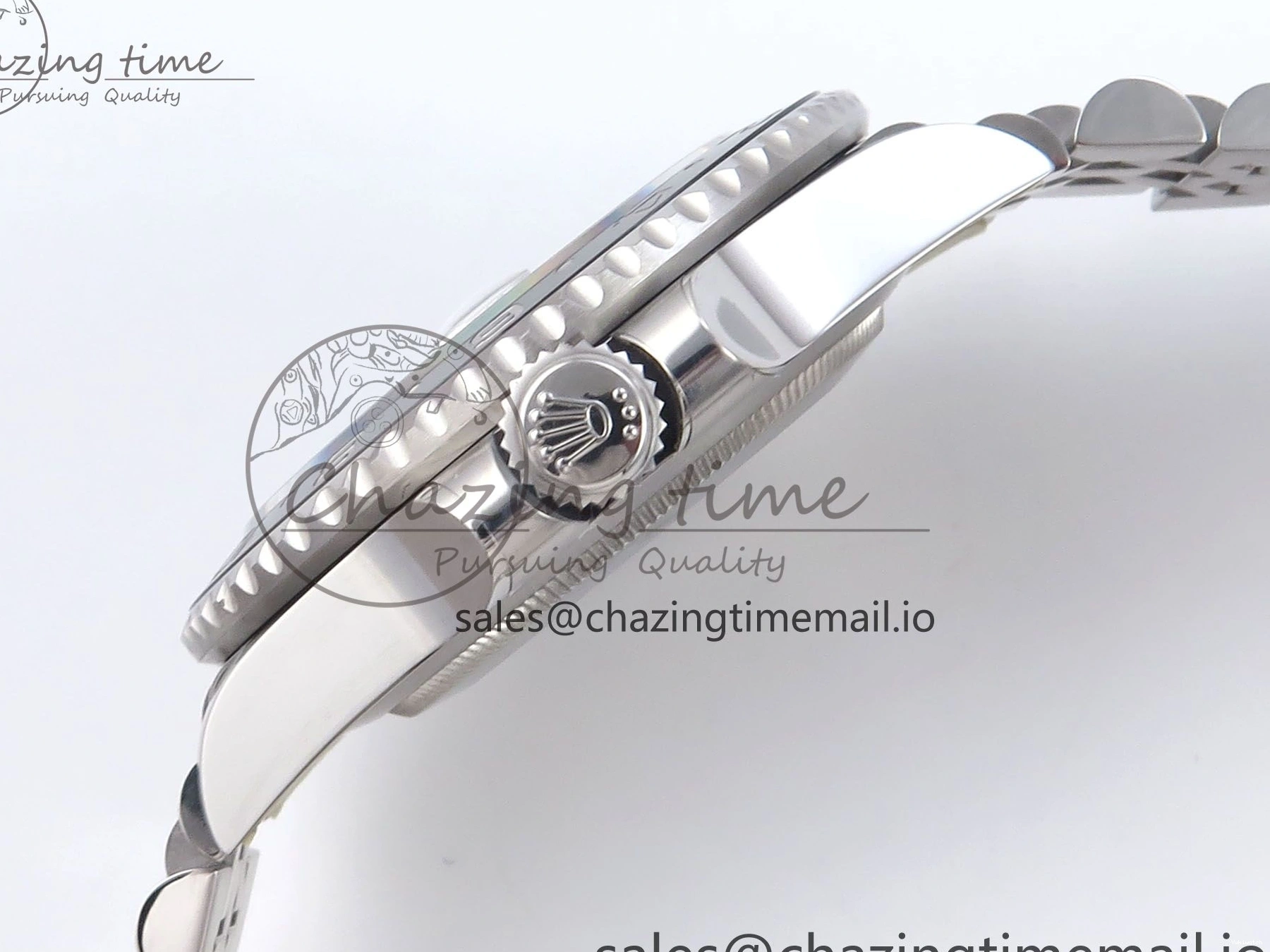 QF+ Bezel 1:1 Edition Blue Best Master II BLRO Steel 904L on SS SH3285 Dial Red 126710 GMT Black Bracelet 0427